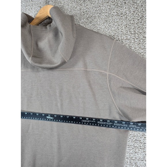 First Lite Furnace Hoody Mens XL Merino Wool Pullover Hoodie Snap Neck Jacket - Picture 12 of 13